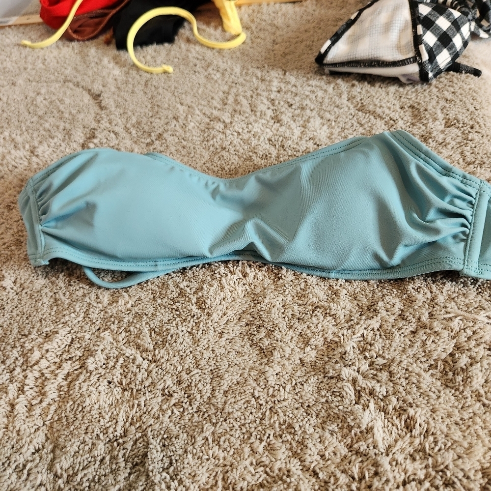 Shade n Shore Green Swimming Bikini Top
